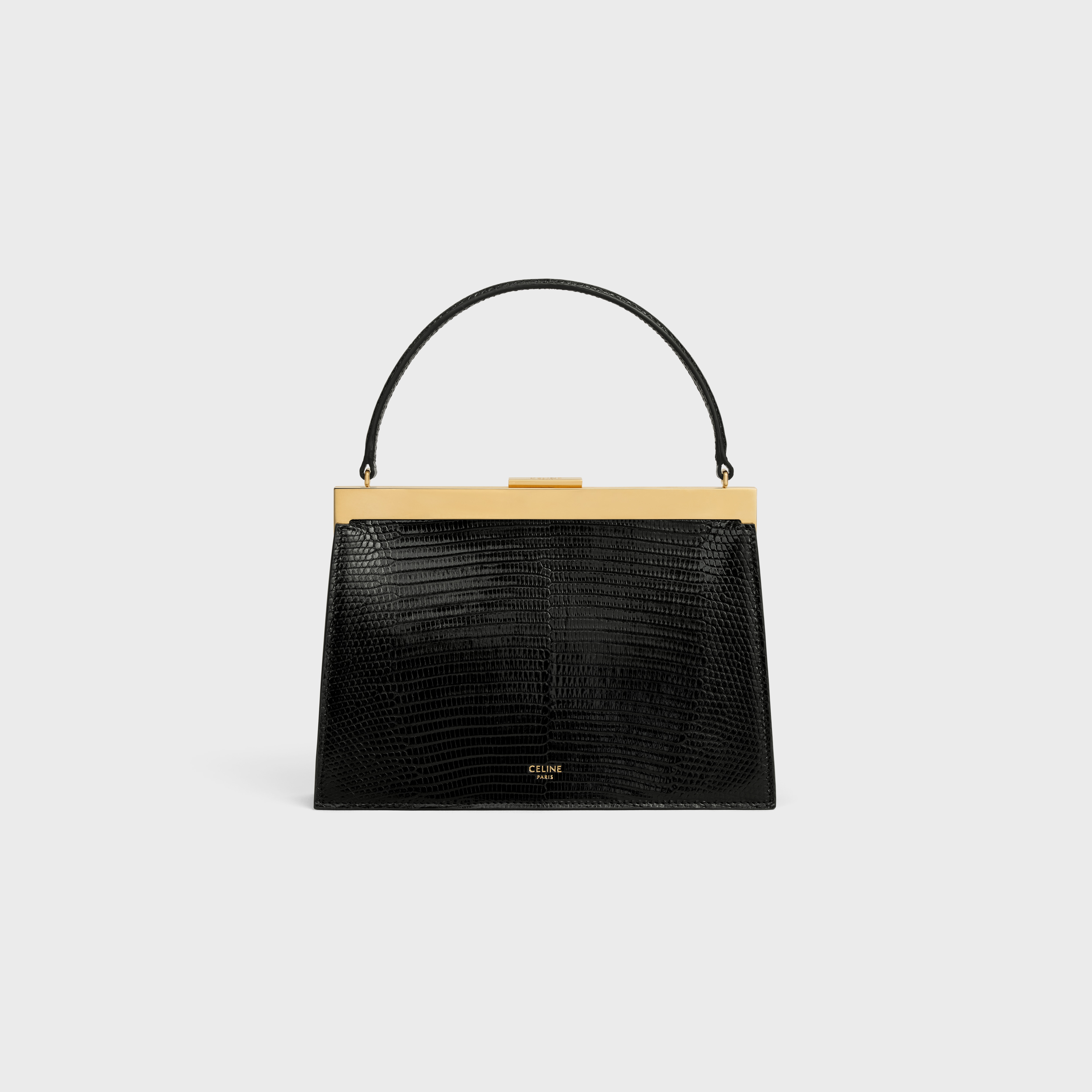 Small Celine Augustine IN Lizard - BLACK | CELINE